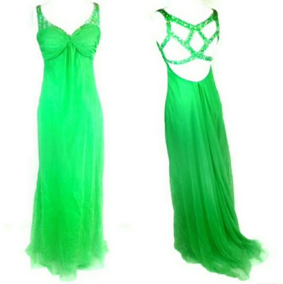 Ignite Evenings Dresses | Ignite Evenings Carol Lin Lime Green Dress Size 6 | Color: Green | Size: 6 | Wastedkatie's Closet